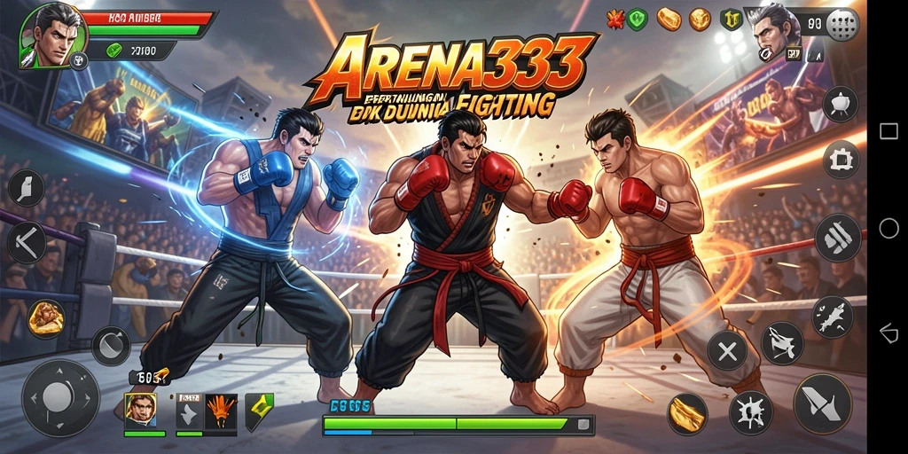 Gameplay seru dalam pertarungan yang sengit di ARENA333.