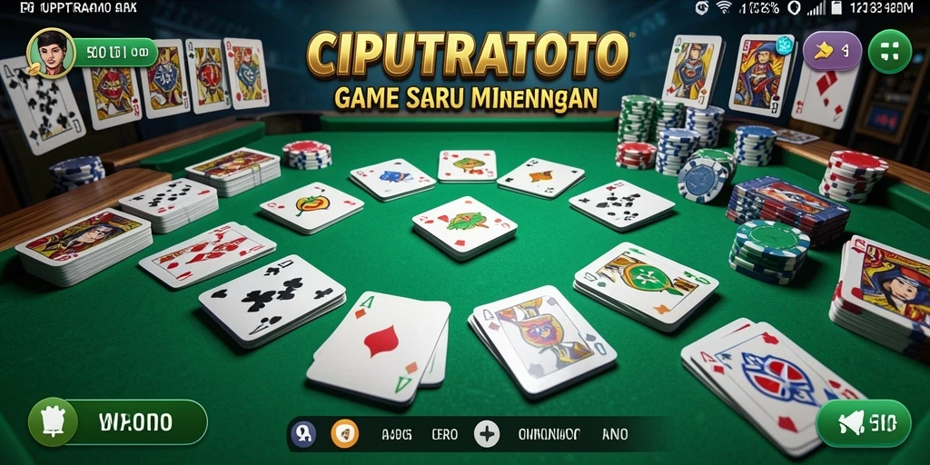 Screenshot Gameplay Gaple di CIPUTRATOTO yang seru dan interaktif.