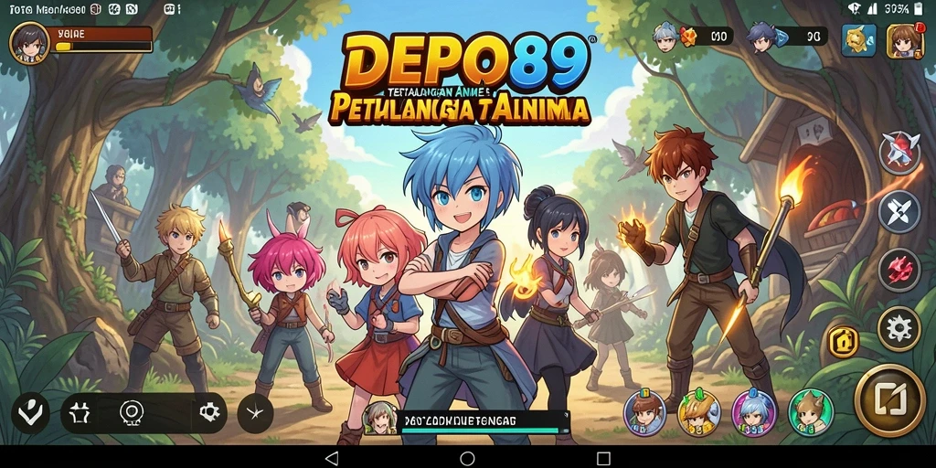 Screenshot DEPO89 menampilkan aksi seru dalam dunia Anime.