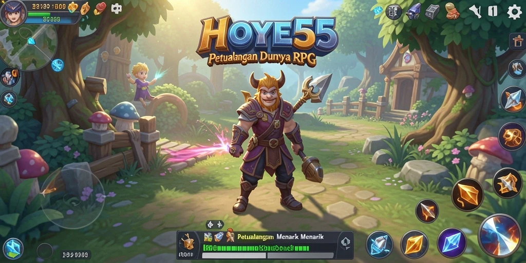 Tampilan gameplay HOYE55 yang menegangkan dan penuh aksi.