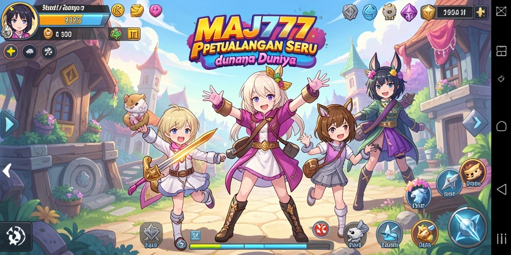 Gameplay seru di <strong>MAJ777</strong> dengan karakter anime penuh aksi.
