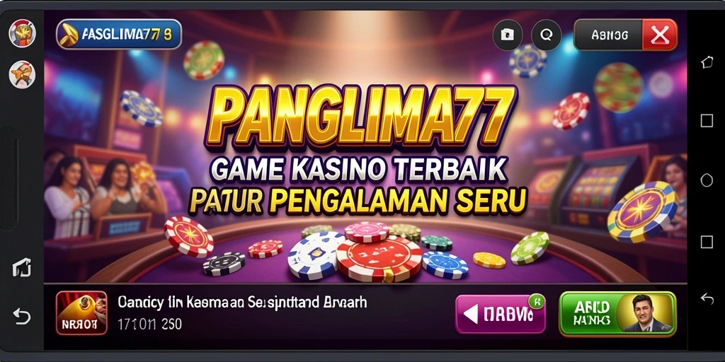 Gambar aksi permainan Kasino di PANGLIMA77 yang seru.