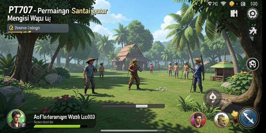 Tampilan gameplay PT707 yang menarik dan menyenangkan.