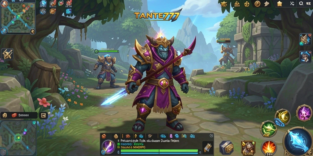 Screenshot TANTE777 menampilkan aksi seru dalam dunia MMORPG.